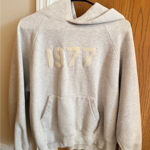 Fear of God Essentials Light Gray Sweatshirt